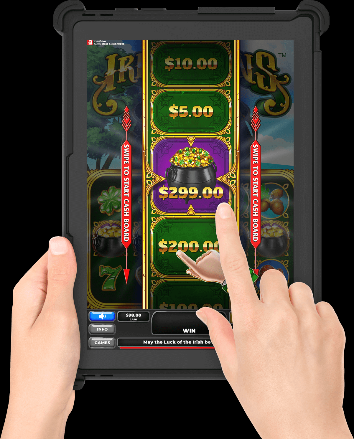 Jackpot Mobile E-Tabs