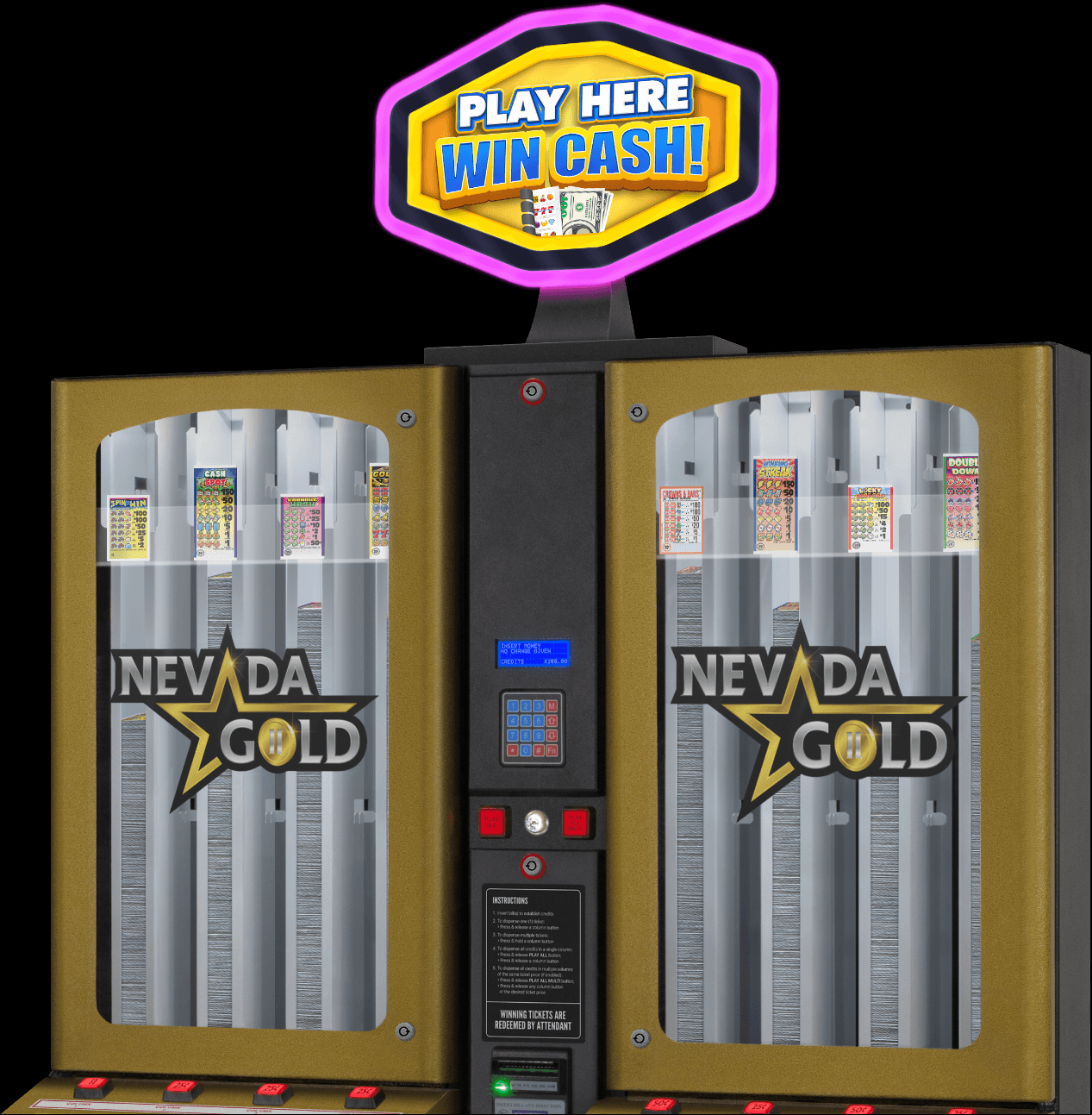 8 Column Nevada Gold II with Topper